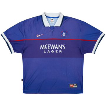 1997-99 Rangers Home Shirt - 4/10 - (XL)