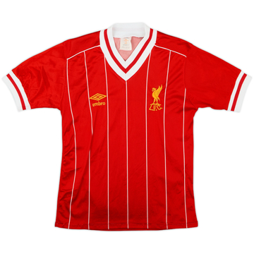 1982-85 Liverpool Home Shirt - 8/10 - (L.Boys)