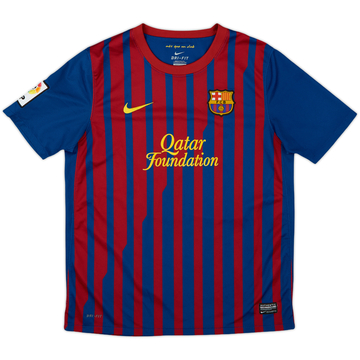 2011-12 Barcelona Home Shirt - 9/10 - (XL.Boys)