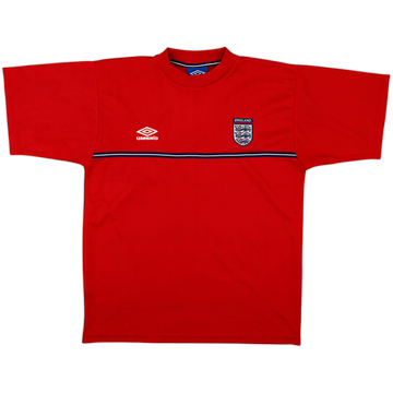 1999-01 England Umbro Training Shirt - 9/10 - (L)