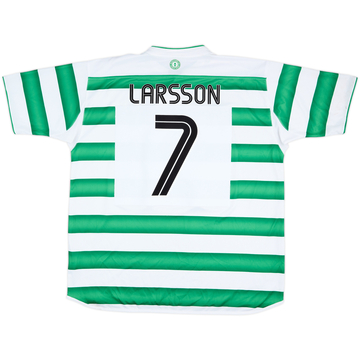 2003-04 Celtic Home Shirt Larsson #7 - 8/10 - (XXL)