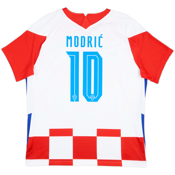 2020-21 Croatia Home Shirt Modric #10 - 8/10 - (XL)