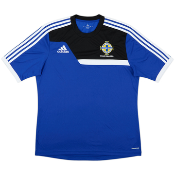 2013-14 Northern Ireland 'Coach Education' adidas Training Shirt - 10/10 - (L)