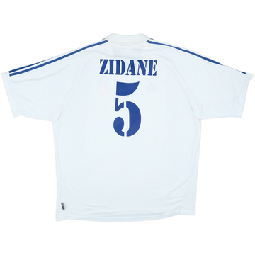 2001 Real Madrid Home Shirt Zidane #5 - 6/10 - (XXL)
