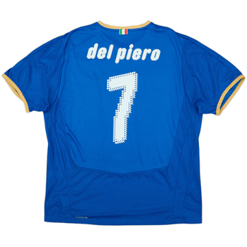 2007-08 Italy Home Shirt Del Piero #7 - 5/10 - (XL)