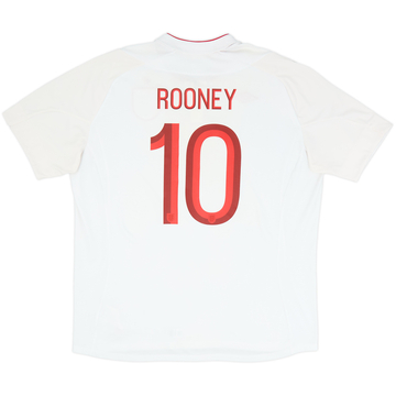 2012-13 England Home Shirt Rooney #10 - 7/10 - (XXL)