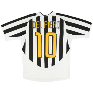 2003-04 Juventus Home Shirt Del Piero #10 - 6/10 - (L)