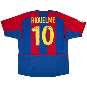 2002-03 Barcelona Home Shirt Riquelme #10 - 8/10 - (XL)