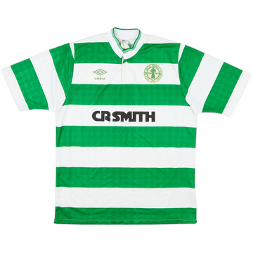 1987-89 Celtic Centenary Home Shirt - 8/10 - (S)