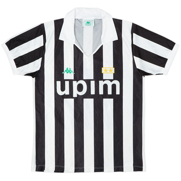 1991-92 Juventus Home Shirt - 8/10 - (M)