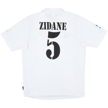 2001 Real Madrid Home Shirt Zidane #5 - 9/10 - (M)