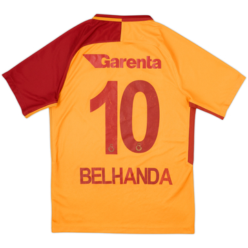 2017-18 Galatasaray Home Shirt Belhanda #10 - 7/10 - (S)