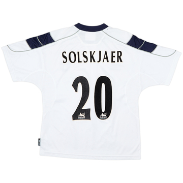 1999-00 Manchester United Third Shirt Solskjaer #20 - 9/10 - (XL.Boys)