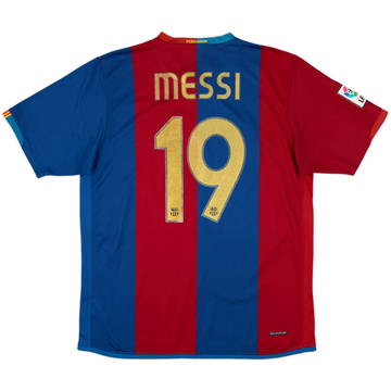 2006-07 Barcelona Home Shirt Messi #19 - 7/10 - (L)