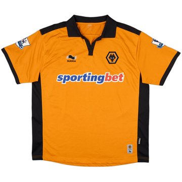 2010-11 Wolves Home Shirt - 9/10 - (XL)