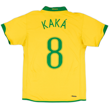 2006-08 Brazil Home Shirt Kaka #8 - 8/10 - (M)