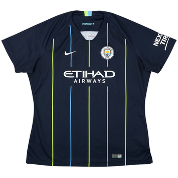 2018-19 Manchester City Away Shirt - 9/10 - (Women's XL)