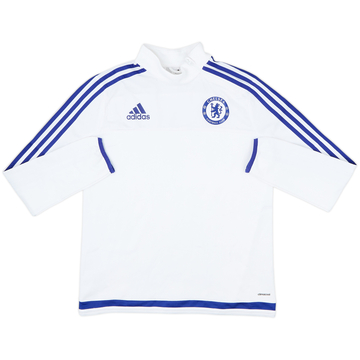 2015-16 Chelsea adidas 1/4 Zip Training Top - 8/10 - (L.Boys)
