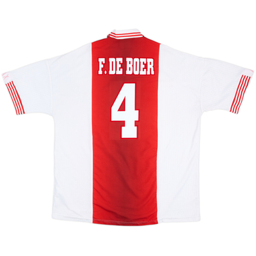 Camiseta de local del Ajax 1997-98 F.De Boer #4 - 9/10 - (XXL)