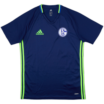 2016-17 Schalke adizero Training Shirt - 10/10 - (M)
