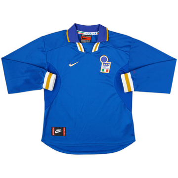 1996-97 Italy Home L/S Shirt - 8/10 - (L.Boys)
