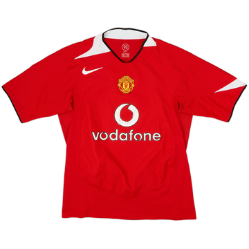 2004-06 Manchester United Home Shirt - 4/10 - (M)