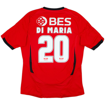 Camiseta de local del Benfica 2008-09 Di Maria #20 - 6/10 - (M)