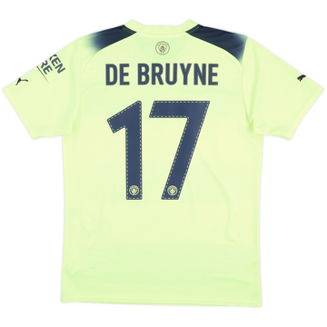 2022-23 Manchester City Third Shirt De Bruyne #17 - 9/10 - (M)