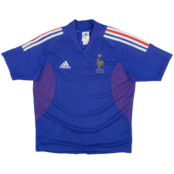 2002-04 France Home Shirt - 8/10 - (M.Boys)