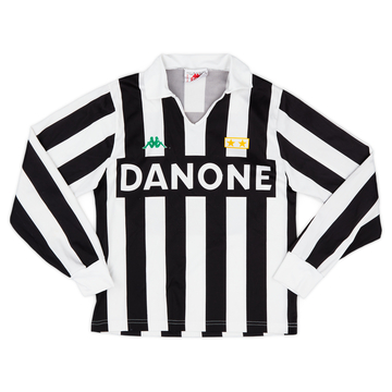 1992-94 Juventus Basic Home L/S Shirt - 7/10 - (XS)