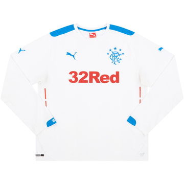 2014-15 Rangers Away L/S Shirt - 6/10 - (XL)