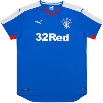 2015-16 Rangers Home Shirt - 8/10 - (XXL)