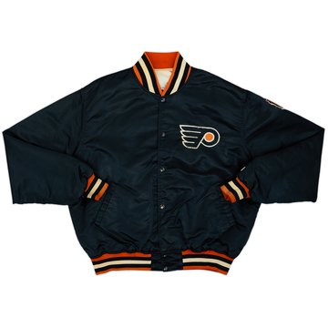 1980s Philadelphia Flyers Starter Satin Varsity Jacket - 6/10 - (XL)