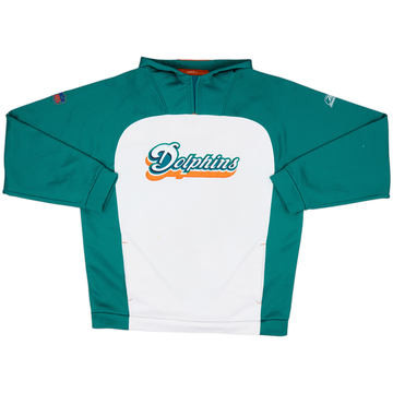 2005-06 Miami Dolphins Reebok Hooded Sweat Top - 5/10 - (L)