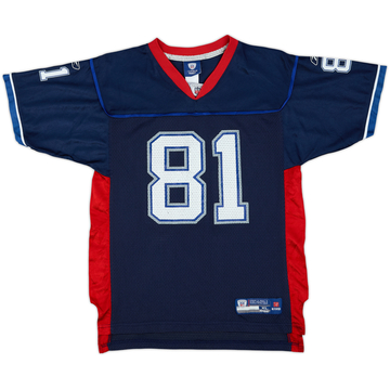 2009 Buffalo Bills Owens #81 Reebok On Field Home Jersey - 8/10 - (XL.Boys)