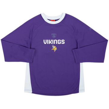 2005-06 Minnesota Vikings Reebok L/S Training Tee - 8/10 - (M.Boys)