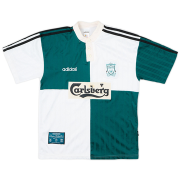 1995-96 Liverpool Away Shirt - 6/10 - (L.Boys)