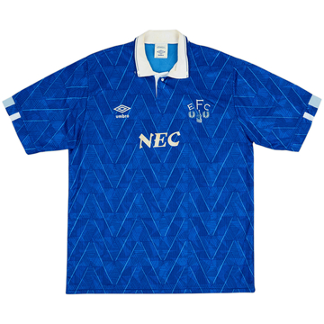 1989-91 Everton Home Shirt - 8/10 - (L)