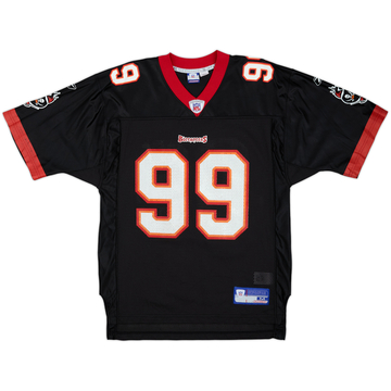 2002-03 Tampa Bay Buccaneers Sapp #99 Reebok On Field Alternate Jersey - 7/10 - (M)