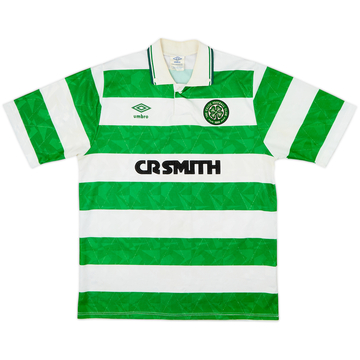 1989-91 Celtic Home Shirt - 8/10 - (M)
