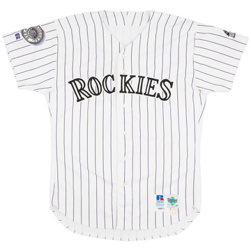 1993 Colorado Rockies Hayes #13 Team Issued Russell Athletic Home Jersey (Excellent) XL