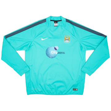 2015-16 Manchester City Nike Storm-Fit Drill Top - 9/10 - (XL)