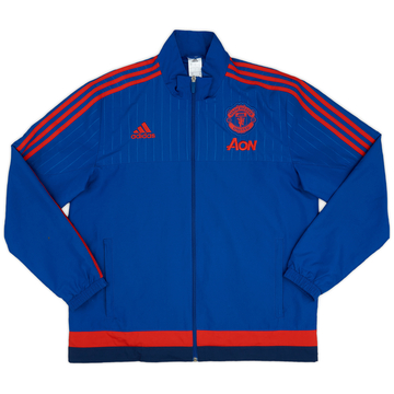 2015-16 Manchester United adidas Track Jacket - 9/10 - (L)