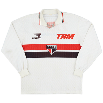 1993 Sao Paulo Home L/S Shirt - 7/10 - (L)
