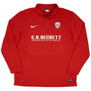 2011-12 Barnsley Home L/S Shirt - 6/10 - (XXL)