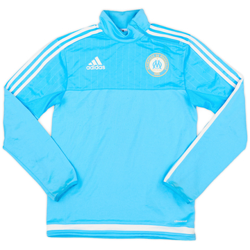 2015-16 Olympique Marseille adidas 1/4 Zip Drill Top - 7/10 - (XS)