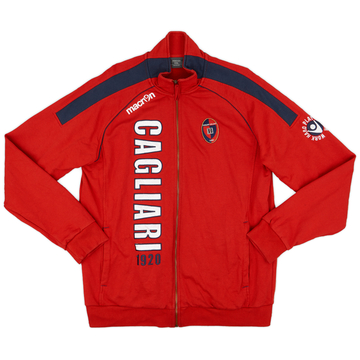 2008-09 Cagliari Macron Track Jacket - 9/10 - (XXL)