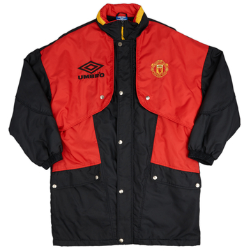 1994-95 Manchester United Umbro Padded Bench Coat - 9/10 - (M)