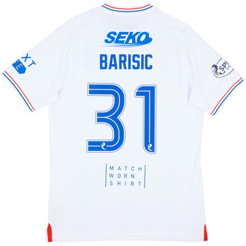 2023-24 Rangers Match Issue Away Shirt Barisic #31