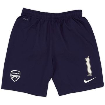 2011-12 Arsenal Player Issue GK Shorts #1 - Excellent 9/10 - (L.Boys)